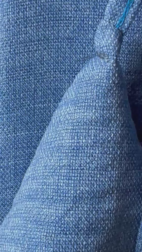 Soepele lange spijkerjurk lange mouw / maxi jurk dames | Linnen en katoen denimjurk | Strook